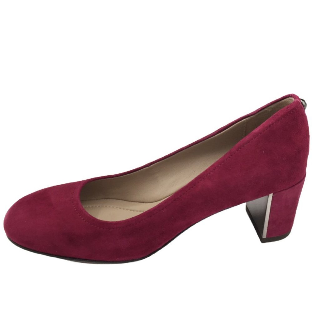 Donald Pliner Burgundy Shoes Kid Suede  6.5 Med